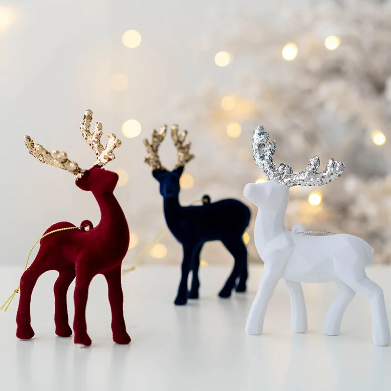 Glamorous Reindeer Christmas Ornament