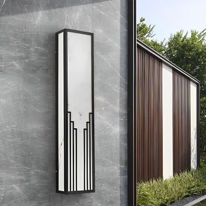 Outdoor Weatherproof Black LED Wall Lamp