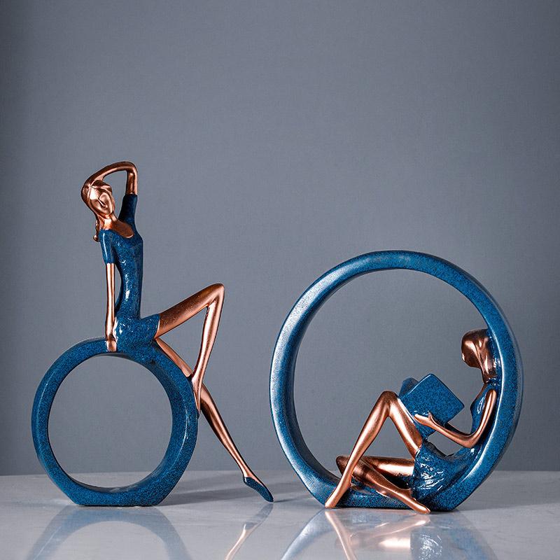 Zen Yoga Woman Figurine