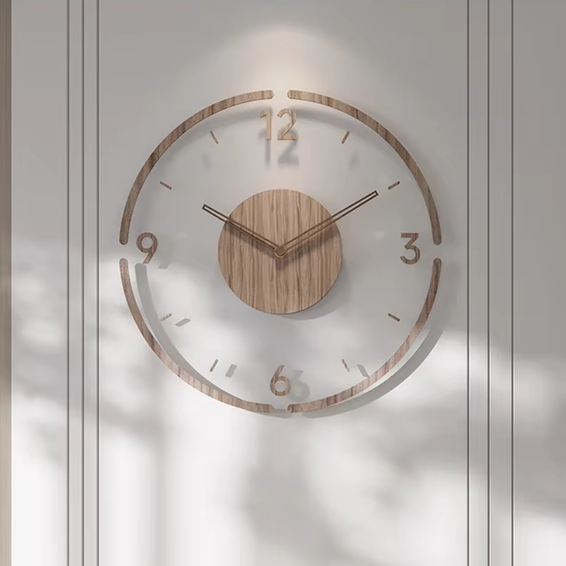 Simple Natural Wood Clock