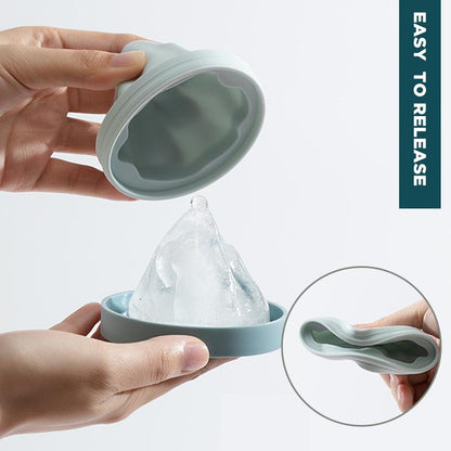 Durable Silicone Ice Cube Tray with Cover