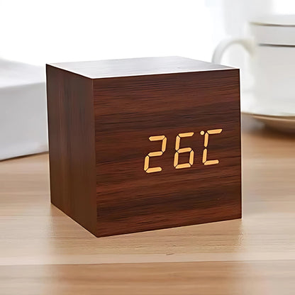 Compact Digital Cube Alarm Clock - Cofik