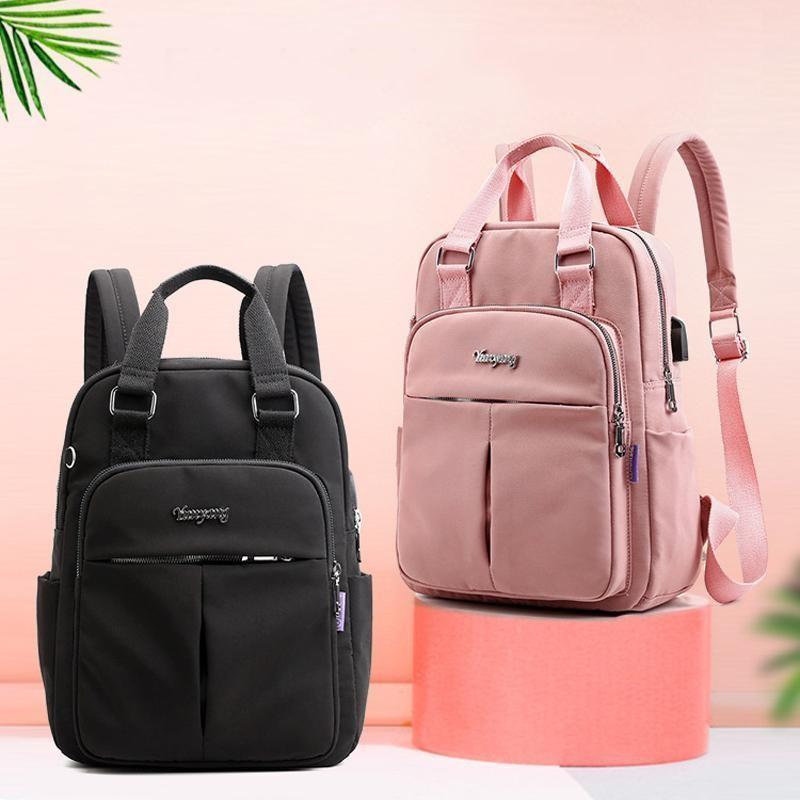 Compact USB Charge Laptop Backpack