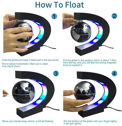 Suspended LED Globe Table Lamp