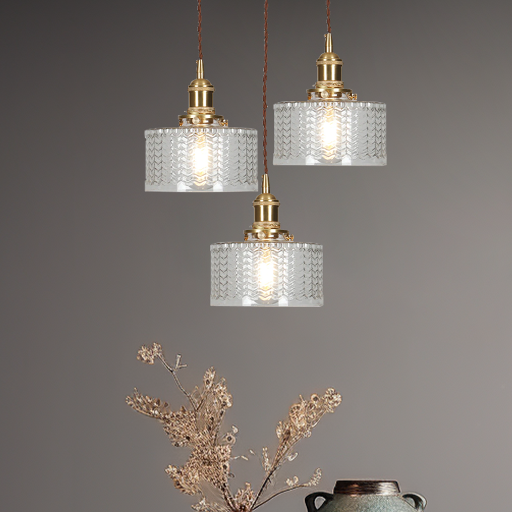 Classic Elegant Glass Drop Pendant Light