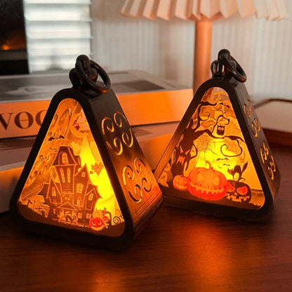 Spooky Black Halloween Table Light