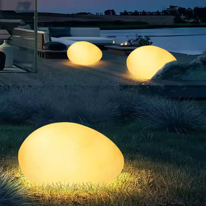 Solar Powered Outdoor Stone Lamp - Cofik