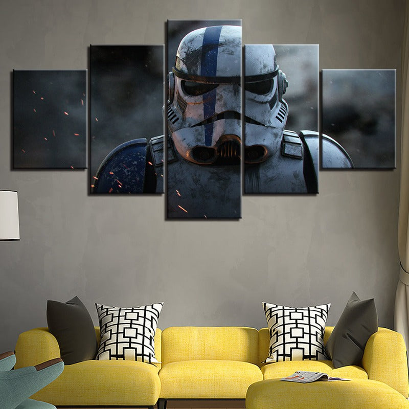 Star Wars Stormtrooper 5-Piece HD Canvas Wall Art