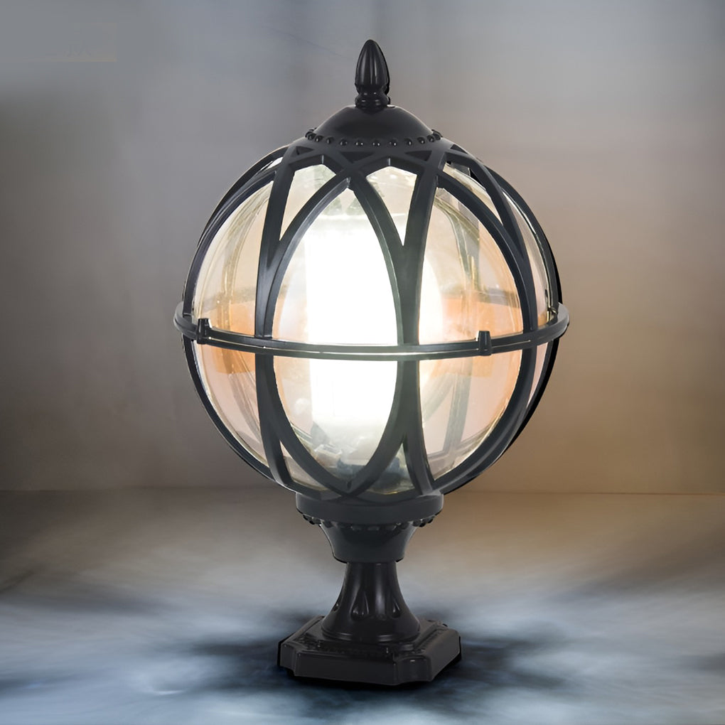 Classic Round Outdoor Post Light Fittings