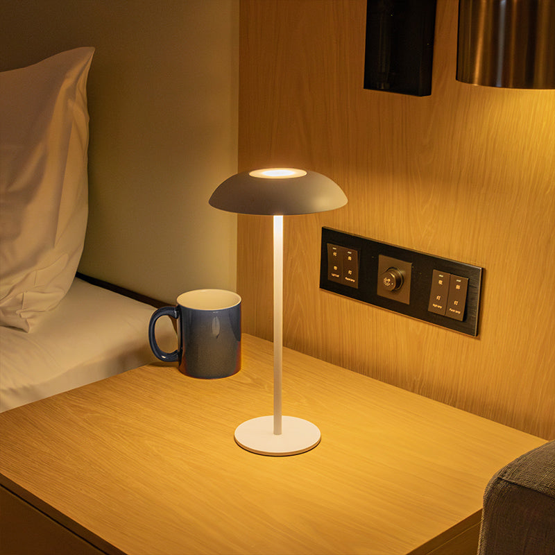 Stylish Round Cordless Table Lamp with Touch Control