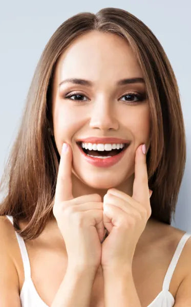 Affordable Dental Veneers Set Upper Lower Teeth