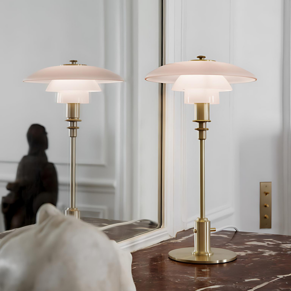 Sleek Modern Metal Desk Lamp