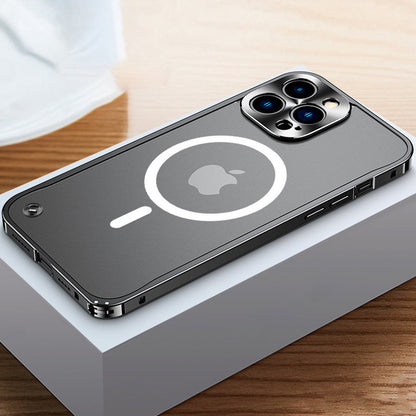 Strong Metal Phone Magnetic Charging Cover