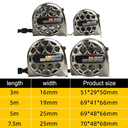 Durable Stainless Steel Locking Measuring Tape