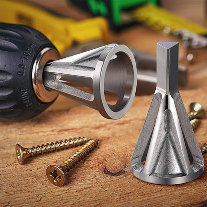 Easy Drill Bit Deburring Tool with Chamfer Cutter