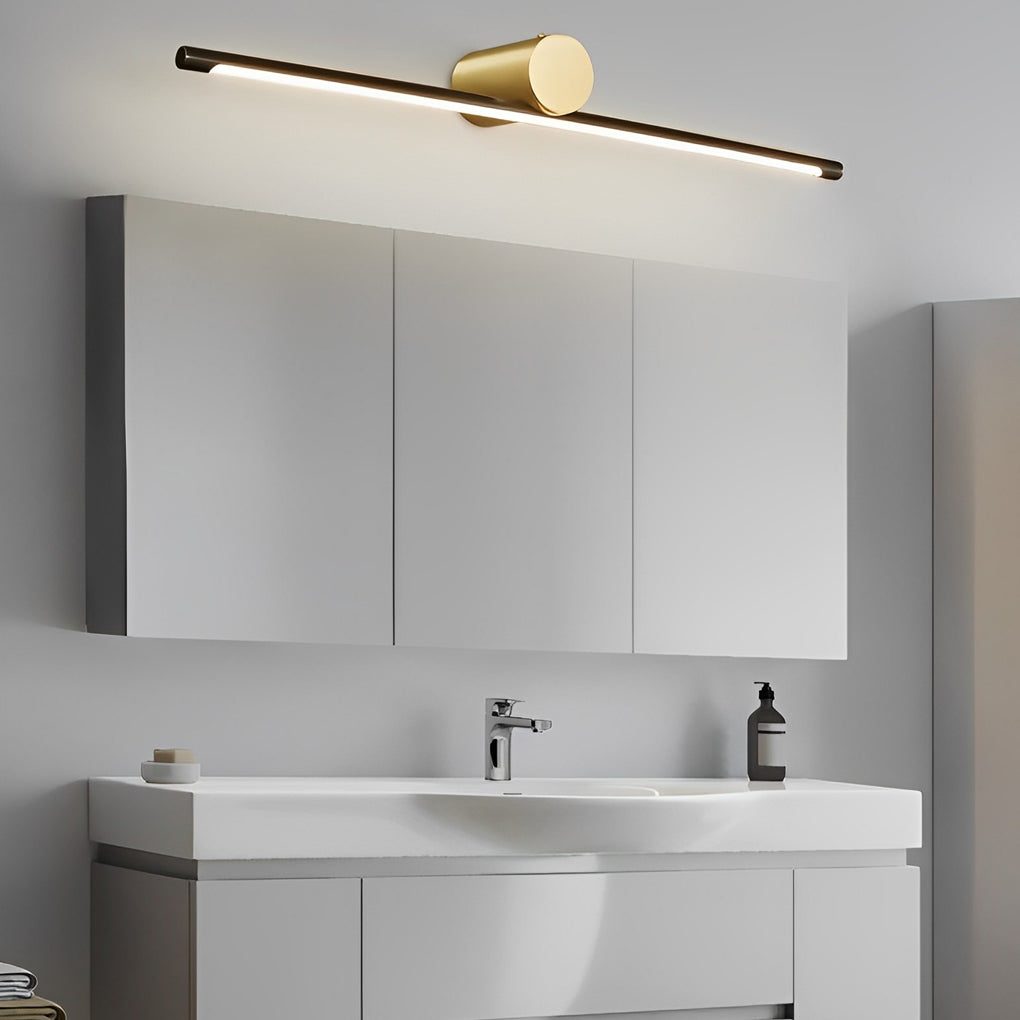 Contemporary Double Tone Bath Lighting with Cylinder Shade