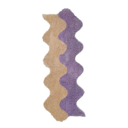 Vibrant Multi-Colored Area Rug Cotton Blend