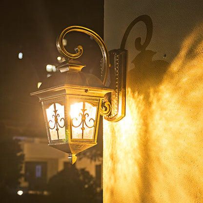Classic Outdoor LED Glass Wall Lanterns