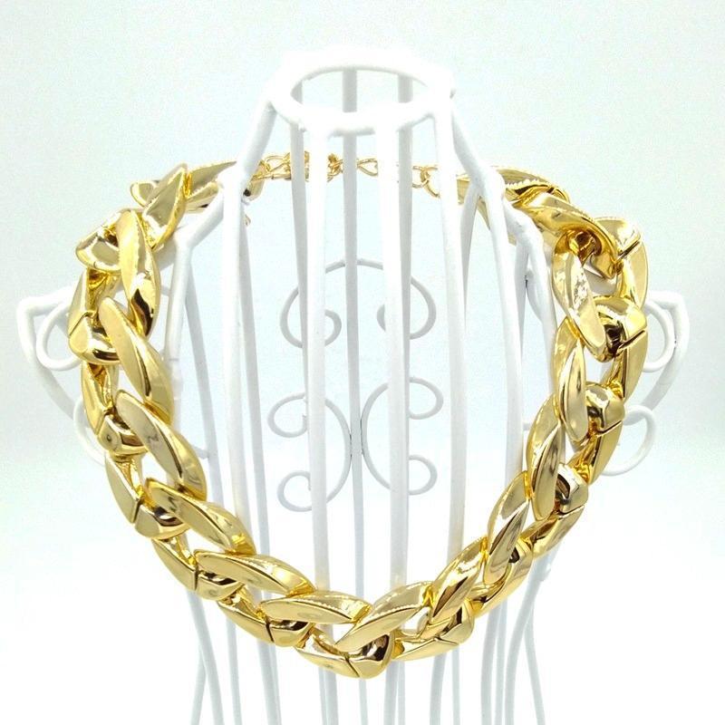 Luxury Pet Gold Plated Chain Collar