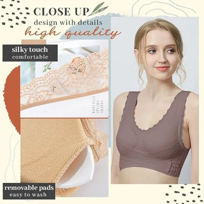 Comfortable Front Closure Lace Bras - Cofik