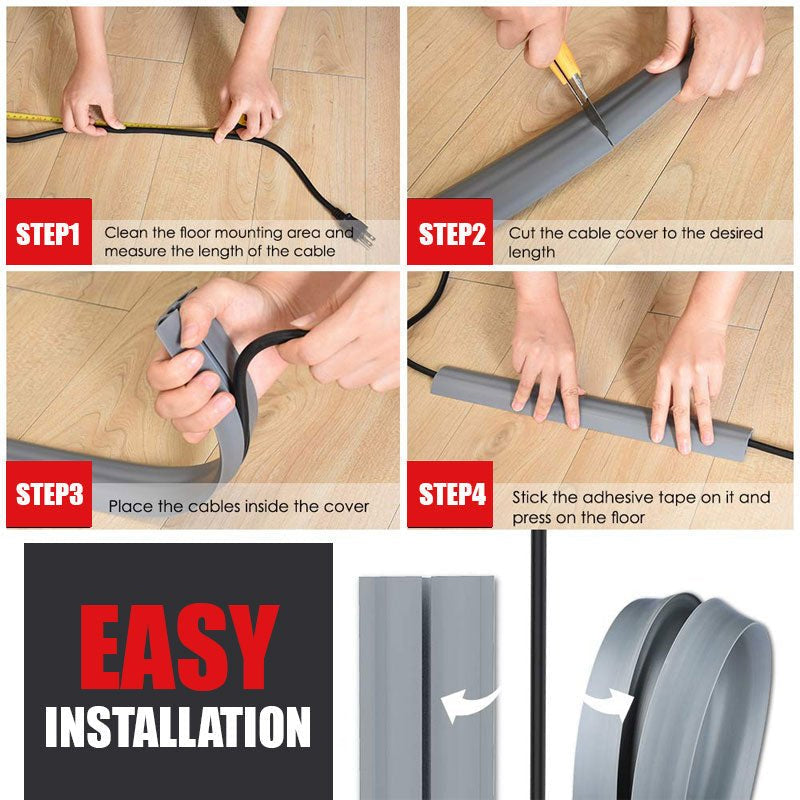 Stick On Wire Protector Cable Management Cover