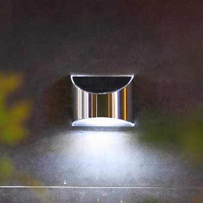 Sleek Outdoor Solar Powered Wall Light