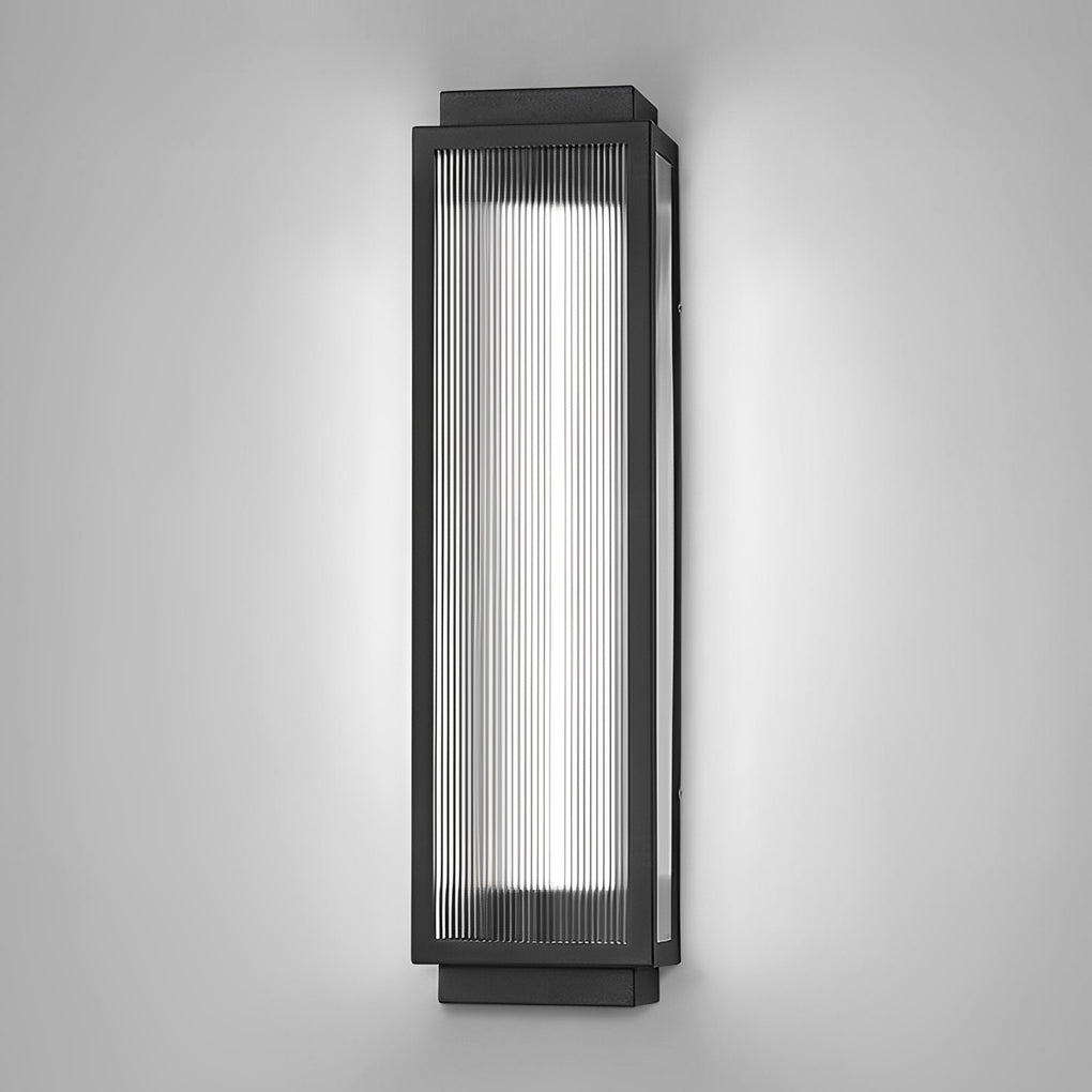 Outdoor Black LED Wall Light Fixtures Waterproof