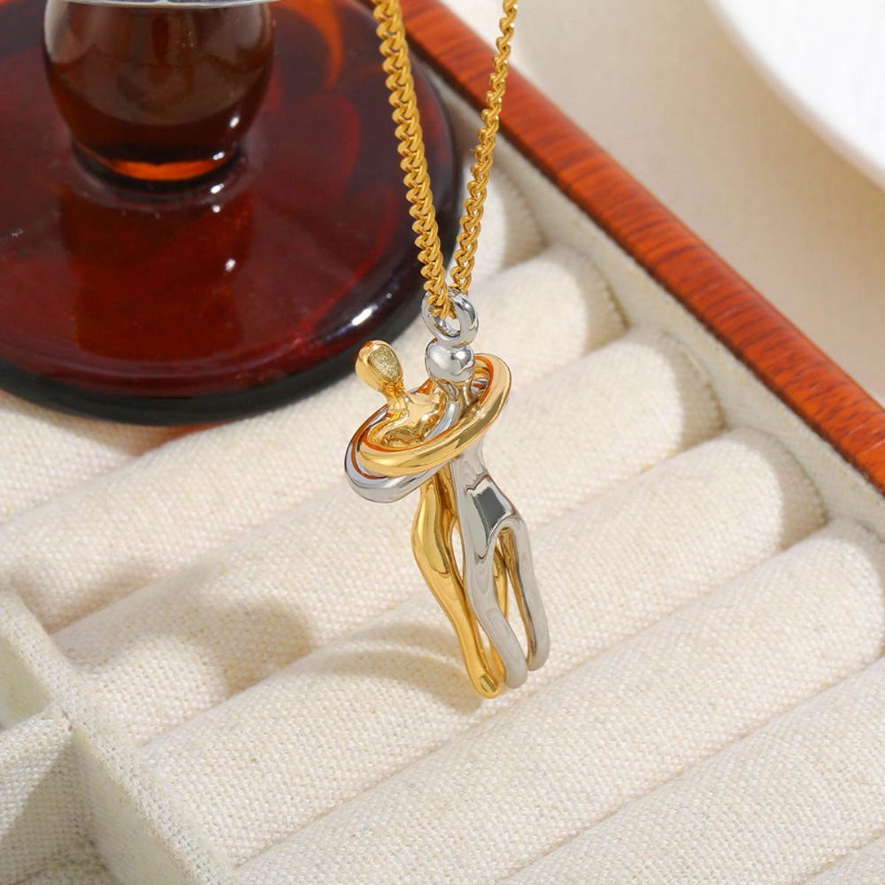Love Token Embrace Necklace