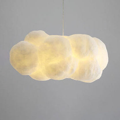 Sleek White Adjustable Hanging Ceiling Lamp