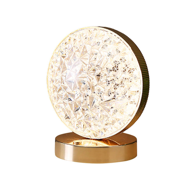 Silver Night Metal Desk Lamp
