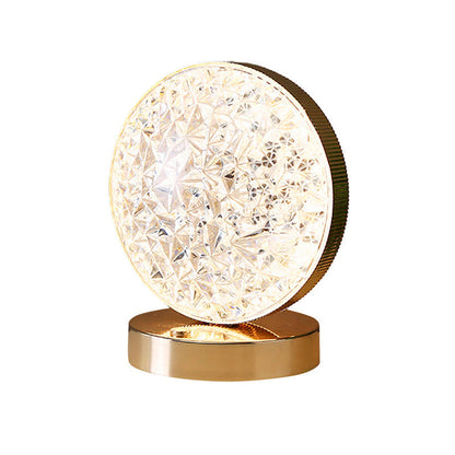 Silver Night Metal Desk Lamp