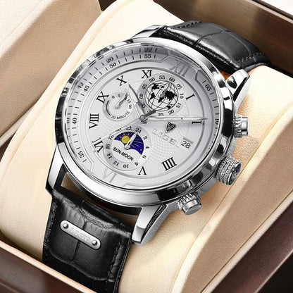 Affordable Leather Chronograph Men's Watch