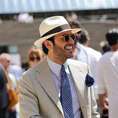 Natural Fiber Panama Sun Hat