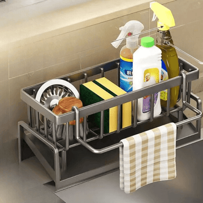 Compact Sink Kitchen Stainless Steel Drainer Rack