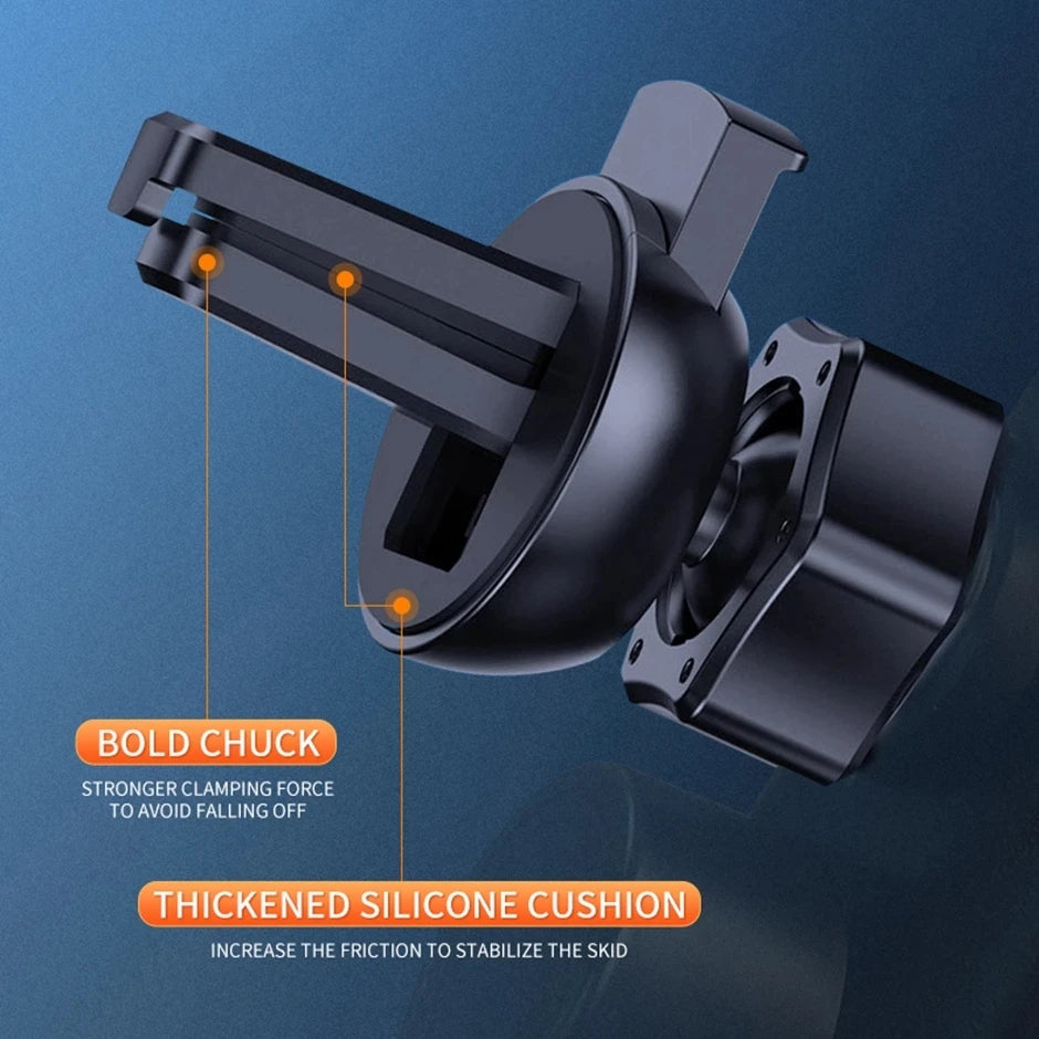 Wireless Car Charger Mount with Auto Clamp Fast Charging