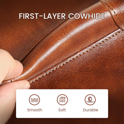 Secure Leather Men's Wallets with RFID Blocker