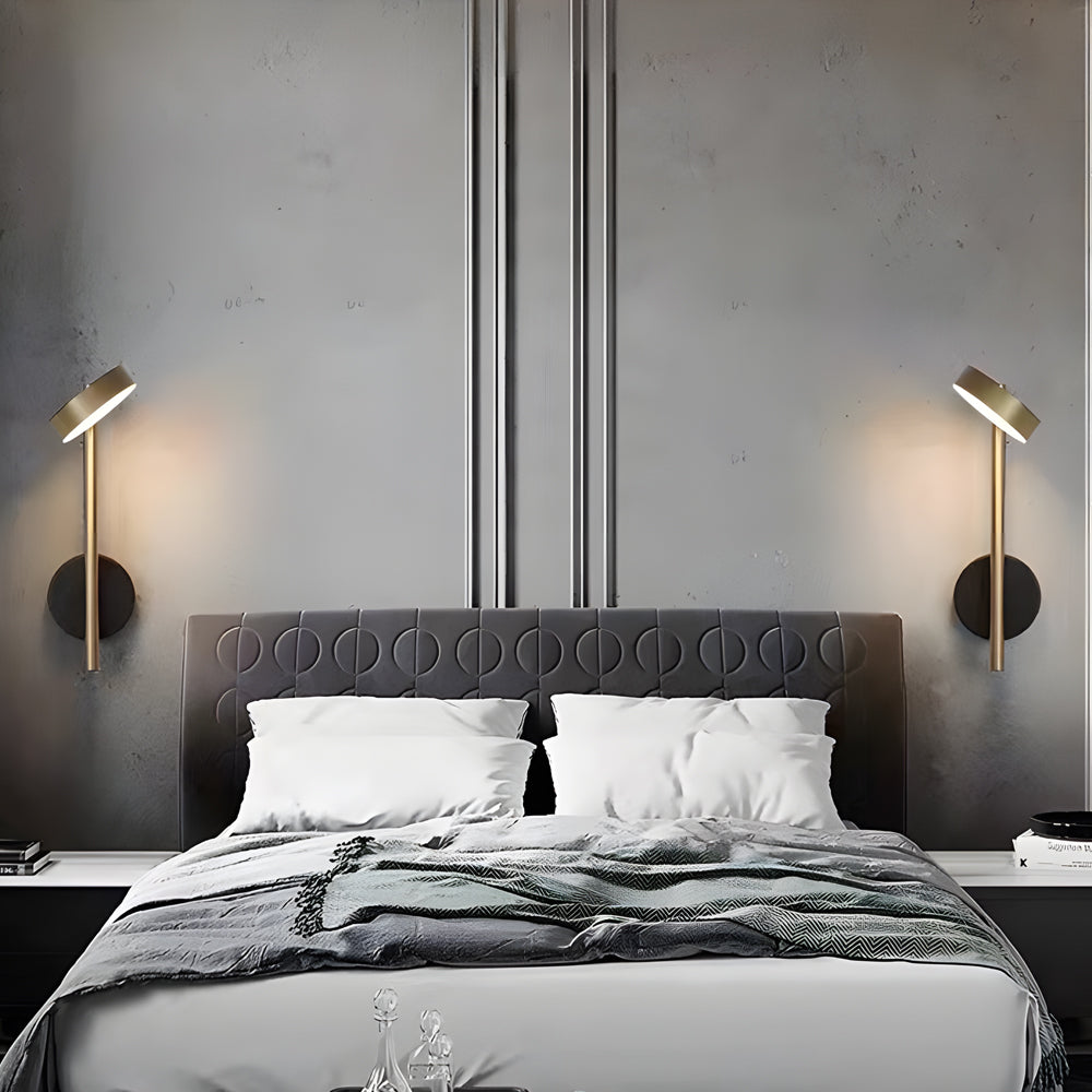 Modern Slim LED Round Wall Light Fixture