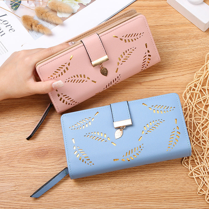 Stylish Ladies Wallet with Floral Design