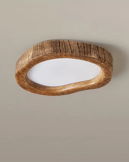 Simple Wooden Table Lamp with Warm Glow Effect