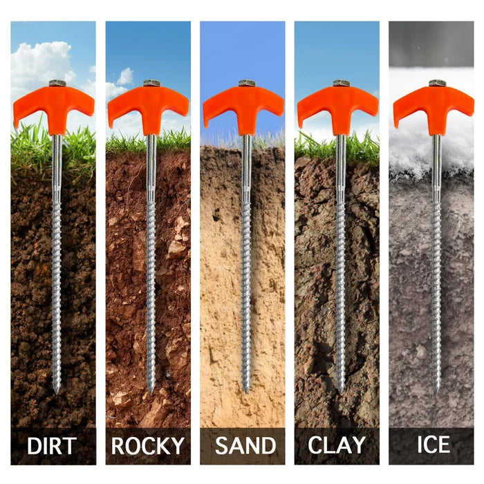 Heavy Duty 8 Camping Ground Stakes