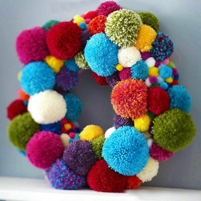 Colorful Pom Pom Craft Kit