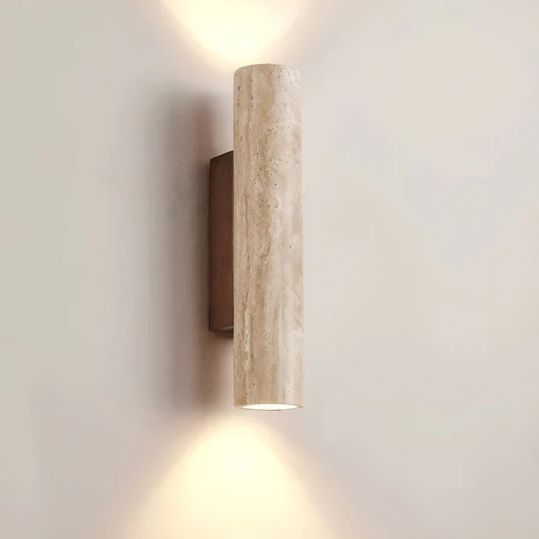 Modern LED Wall Light with Marble Effect - Cofik