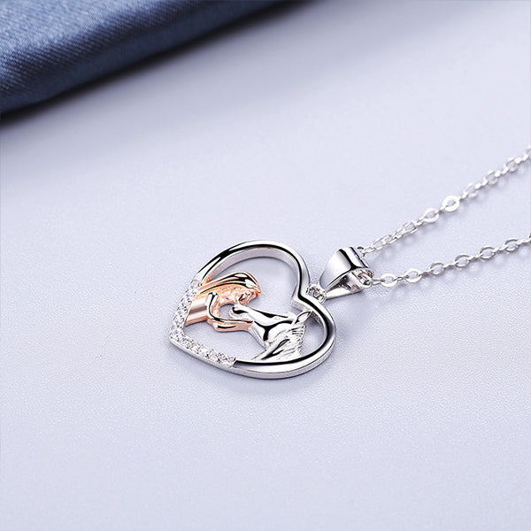 Pretty Horse Pendant Necklace Chain