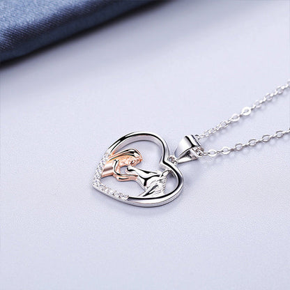 Pretty Horse Pendant Necklace Chain