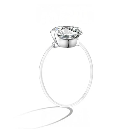 Luxury 1-2 Carat Moissanite Solitaire Ring - Cofik