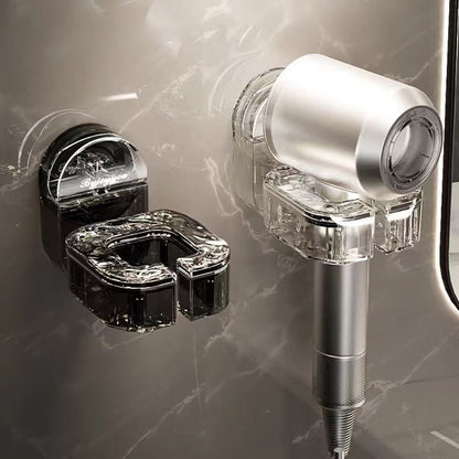 Adjustable Hair Dryer Holder No Drill Needed