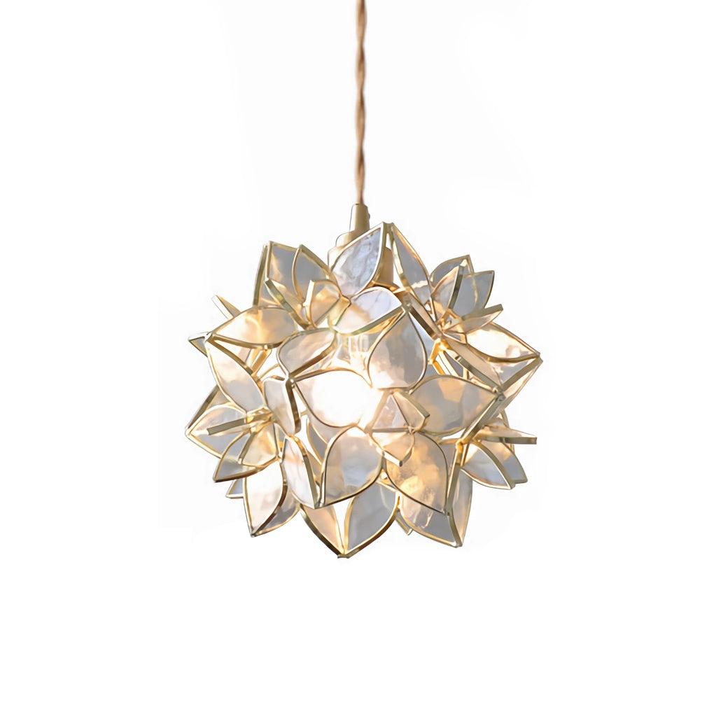 Elegant Floral Soft LED Pendant Light Fixture