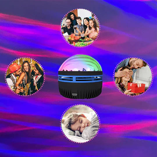 Colorful Aurora Night Light Lamp