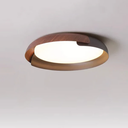 Natural Wood Bedroom Ceiling Light