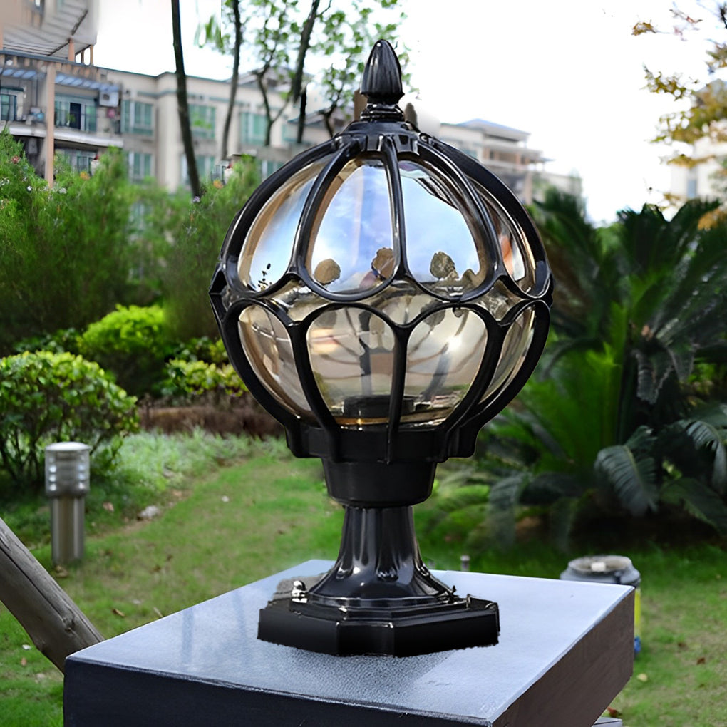 Classic Exterior Wall Lantern with Clear Glass Shade